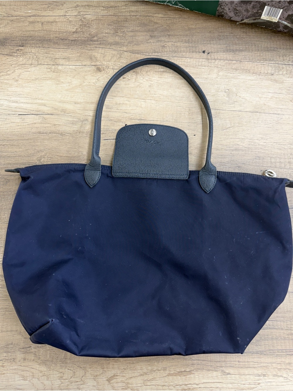 Longchamp Bag Navy Tote large - Picture 2 of 13